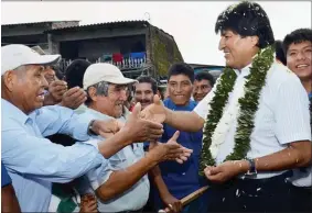  ??  ?? CAUDILLO. Reelegido en 2015, Evo completará en 2020 los 15 años de gobierno, el período más largo para un Jefe de Estado boliviano en la historia de país.