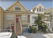  ?? Google Maps 2016 ?? Gunfire erupted at a party last year at 212 Banks St. (left), an illegally converted short-term rental.