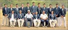  ??  ?? Wesley College cricket squad. (Pix by Amila Prabodha)