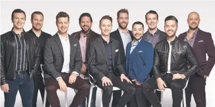  ??  ?? RIGHT NOTE: Popular vocal group the Ten Tenors will be performing at the Empire Theatre in July as part of a massive national tour.