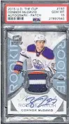  ?? SUPPLIED ?? This Connor McDavid 2015 rookie card sold in an eBay auction for $55,655 becoming the highest price tag for a modern hockey card.