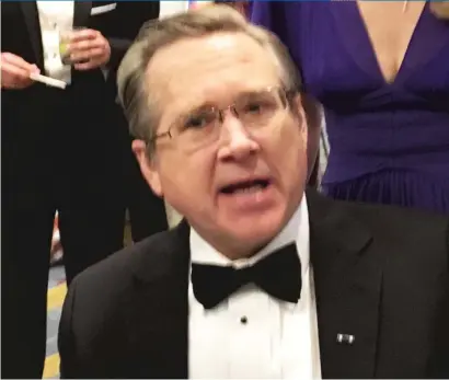  ??  ?? Sen. Mark Kirk, R- Ill., was one of many elected officials who attended the Illinois State Society of Washington’s inaugural ball Thursday night.
| SUZANNE MCBRIDE/ SUN- TIMES