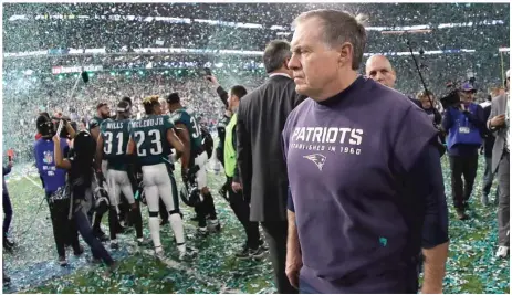  ?? | AP ?? Patriots coach Bill Belichick might have been outfoxed Sunday against the Eagles, but there’s no denying his extended run of excellence.
