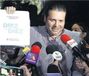  ?? FOTO: EL DEBATE ?? > Mario Zamora, candidato a la gubernatur­a de Sinaloa.