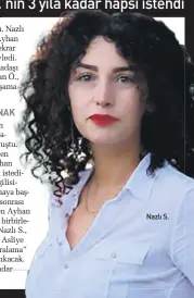  ??  ?? Nazlı S.