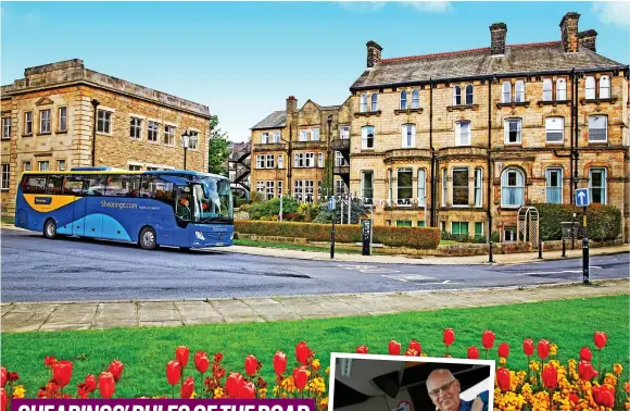  ??  ?? Pride of Yorkshire: Harrogate’s Hotel St George. Inset, a warm welcome’