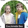  ?? ?? Eva (Amelie Bea Smith) and Ben (Fraser Holmes)