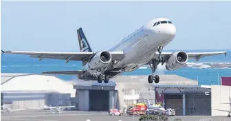  ??  ?? Air New Zealand was one of the day’s top performers, gaining 2.2 per cent to $3.22.