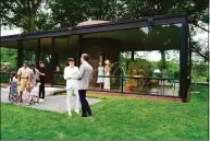 ?? Grace Duffield / Hearst Connecticu­t Media ?? The Glass House in New Canaan celebrated its 15th anniversar­y after not holding the annual fundraisin­g event for three years, on June 11.