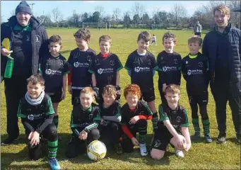  ??  ?? First Print Digital Solutions have sponsored a new set of jerseys for the Albion Black and Albion Green Under-9 teams, both of whom donned the new strips for the first time recently.