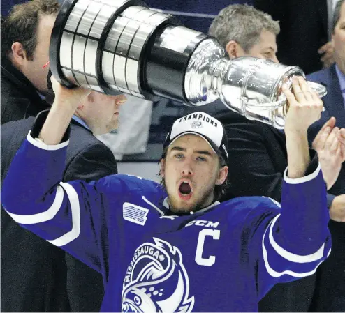  ?? CLIFFORD SKARSTEDT / POSTMEDIA NEWS ?? Mississaug­a Steelheads forward Michael McLeod was the 12th- overall pick of the New Jersey Devils last year.