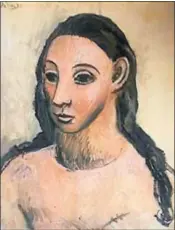  ??  ?? Cabeza de mujer joven, de Picasso.
