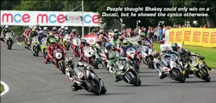  ??  ?? People thought Shakey could only win on a Ducati, but he showed the cynics otherwise.