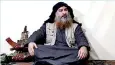  ??  ?? ISIS leader Abu Bakr al-baghdadi appeared in a propaganda video in April this year