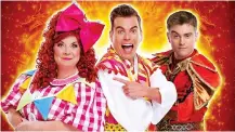  ??  ?? Fun-filled: Star-studded pantomime favourites