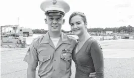  ?? FAMILY PHOTO ?? BILLY: In the Marines in 2009. After high school, he reconnecte­d with Roxanne. On a visit to see her, he asked, “I want you to be my girlfriend. Would you?”