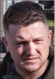  ??  ?? „ Tommy Robinson has been banned from Facebook.