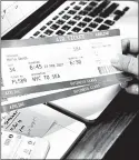  ?? DREAMSTIME ?? Flexibilit­y is a huge asset when it comes to buying airline tickets.