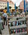  ?? Foto: Unflath ?? Das Konzept mit dem abgesperr‰ ten Marktberei­ch am Marktplatz, das im Einbahnstr­aßensystem be‰ sucht werden kann, hatte sich be‰ reits beim September‰Markt be‰ währt.