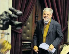  ??  ?? Diputado K. Julio De Vido en un reciente debate de la cámara baja.