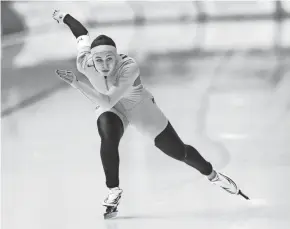  ?? MILWAUKEE JOURNAL SENTINEL FILES ?? Bonnie Blair-Cruikshank's daughter, Blair, will not be allowed to compete in the Olympic trials after testing positive for COVID-19.