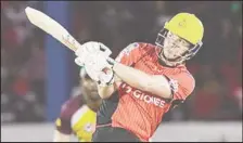  ??  ?? Colin Munro led the way for the Trinbago Knight Riders, scoring 68 from 48 balls