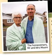  ??  ?? The homeowners, Mr and Mrs Moore