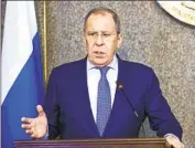 ?? Russian Foreign Ministry Press Service ?? RUSSIAN Foreign Minister Sergei Lavrov called the leaders of Ukraine “anti-people and anti-historical.”