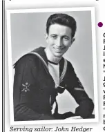  ?? ?? Serving sailor: John hedger at Kure, Japan in 1952