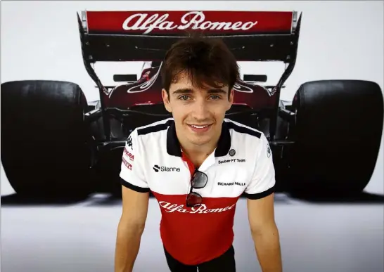  ??  ?? Charles Leclerc a terminé e du Grand Prix de Bakou, en Azerbaïdja­n. Son meilleur résultat en F.