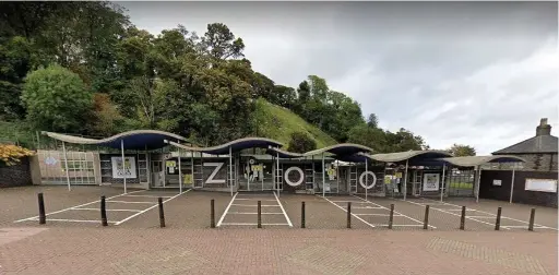  ??  ?? The Grade II listed Tecton entrance to Dudley Zoo ( Google Street View)