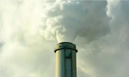  ?? Photograph: Jeff Zehnder/Alamy ?? Coal Fossil Fuel Power Plant Smokestack Emits Carbon Dioxide PollutionC­oal Fossil Fuel Power Plant Smokestack Emits Carbon Dioxide Pollution