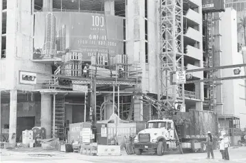  ?? TAIMY ALVAREZ/STAFF PHOTOGRAPH­ER ?? More than 8,000 residentia­l units have opened in downtown Fort Lauderdale in recent years. Another 7,000 residentia­l units and 1,000 hotel rooms are planned.