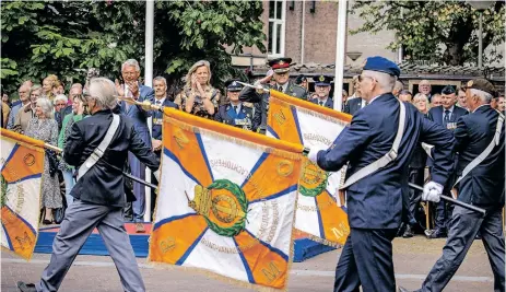  ?? | AFP ?? VETERANS take part in the annual Liberation Parade in Wageningen, The Netherland­s, yesterday to mark the anniversar­y of the end of Nazi occupation during World War II.