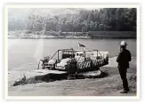  ??  ?? This is Dave Wells watching the Ballachuli­sh ferry dock before we embarked.