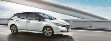  ?? Foto: Nissan ?? Bestseller in der Neuauflage: Der Nissan Leaf ist das meistverka­ufte Elektroaut­o der Welt. Im nächsten Jahr soll die zweite Gene ration an den Start gehen.