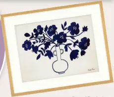 ?? ?? Framed floral print, €88 from John Lewis & Partners