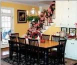  ??  ?? Fitted with cabinetry and a bench seat, the breakfast area is ideal for casual family meals.