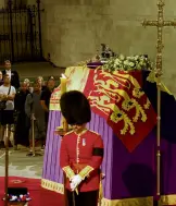  ?? PHOTO: GETTY IMAGES ?? The Queen lying in state this week.