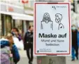  ?? Foto: wys ?? Die Sozialfrak­tion fordert ein Ende der Maskenpfli­cht im Zentrum.