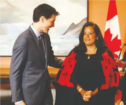 ?? PATRICK DOYLE/REUTERS ?? Many felt uneasy when Justin Trudeau demoted Jody Wilson-Raybould and then forced her from the Liberal party.