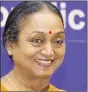  ??  ?? Meira Kumar