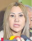  ??  ?? Clara Ruiz Díaz se inhibió del caso Ulises Quintana porque su marido, Rubén Ayala Brun, tuvo la causa en su inicio.