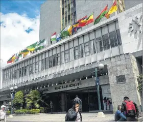  ?? ARCHIVO / EXPRESO ?? Entidad. El edificio del Banco Central de Ecuador ubicado en Quito.