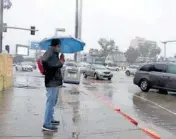  ?? /CARLOS LUNA ?? Hubo lluvias y fuertes vientos durante el fin de semana