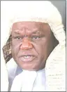  ??  ?? Chief Justice Malaba