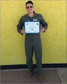  ?? SUBMITTED PHOTOS ?? Wickliffe High School graduate Jesse Sidhu is on his way to pilot training after he graduates from The United States Air Force Academy in May 2021.