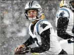  ?? QUINN HARRIS / GETTY IMAGES ?? Panthers quarterbac­k Kyle Allen has lost two of his past three starts after winning his first four as a replacemen­t for an injured Cam Newton this season.