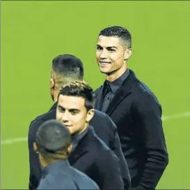  ?? FOTO: GETTY ?? Cristiano pisó el césped de Old Trafford junto a sus compañeros