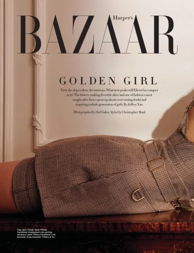 Eileen Gu  Harper's Bazaar China April 2022 - IMG Models